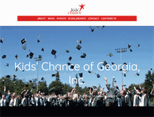 Tablet Screenshot of kidschancega.org